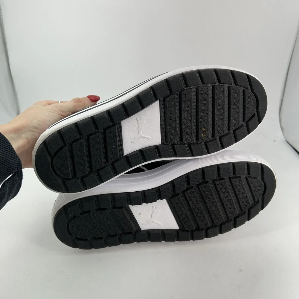 PUMA Kaia 2.0 CV Shoes Womens Size 8 Black Canvas Platform SoftFoam+ Sneakers - Picture 9 of 15